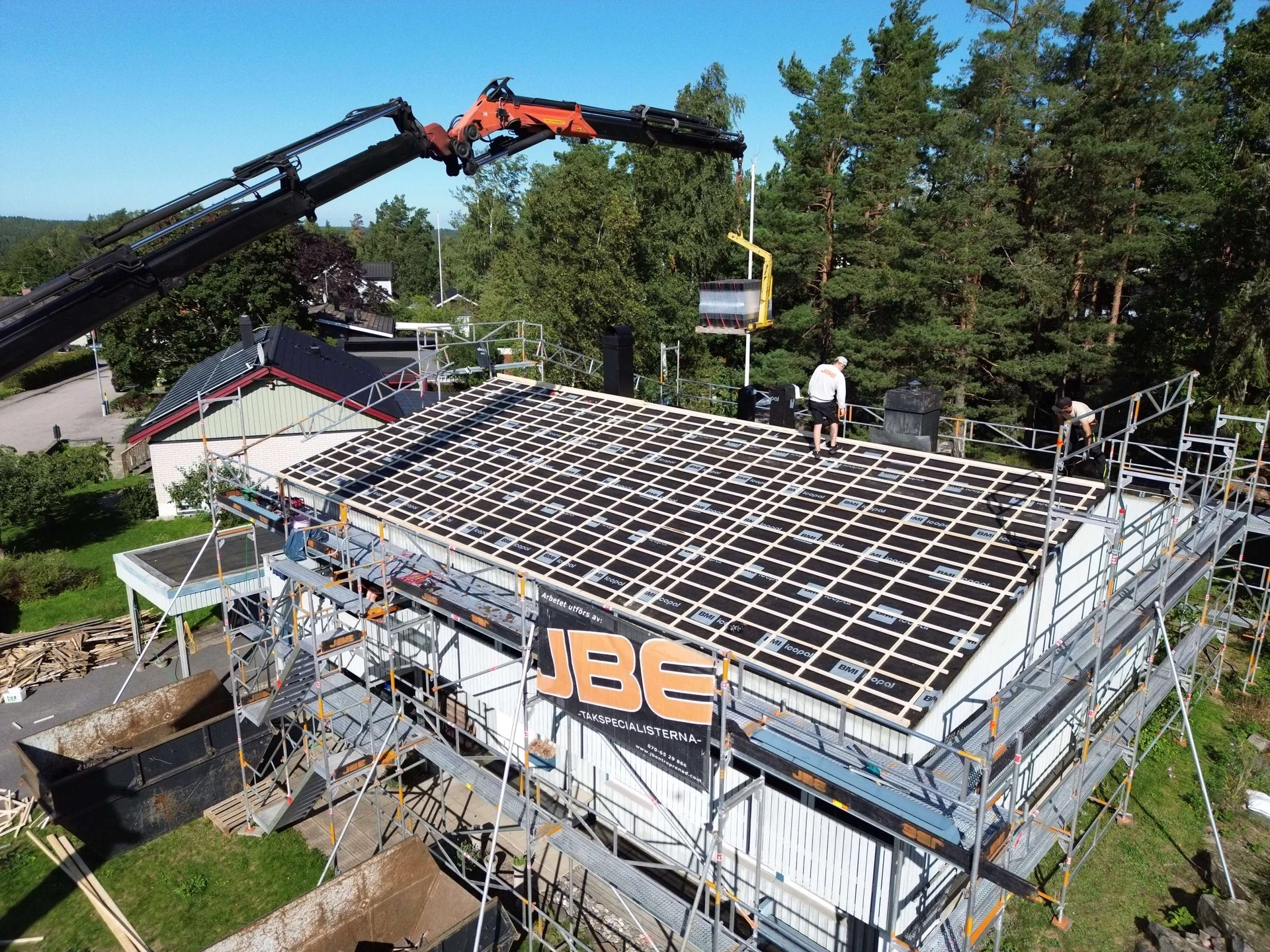 Plåtarbete från JBE Takspecialisterna